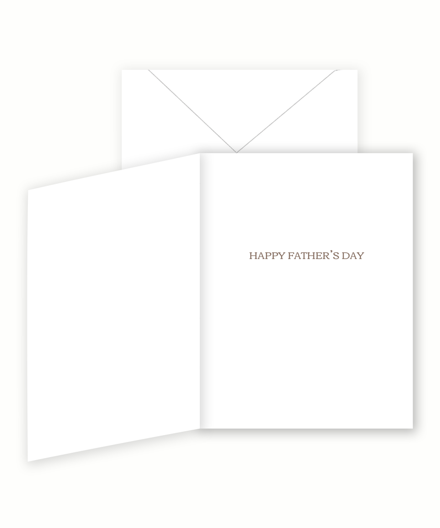 Neat Bourbon Father's Day Greeting Card