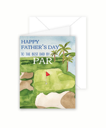 Father's Day Golf Greeting Card
