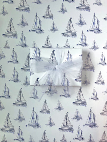 Sailboat Wrapping Paper