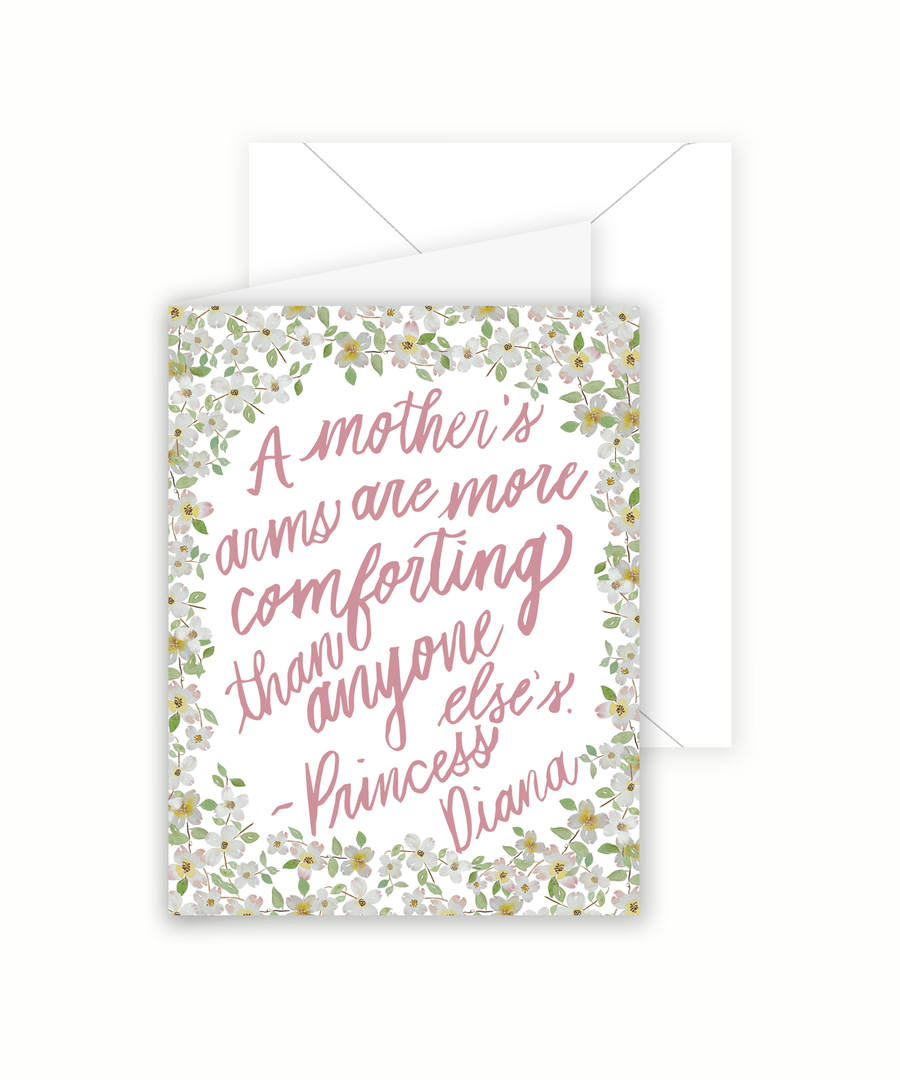 Princess Diana Quote Mother's Day Greeting Card