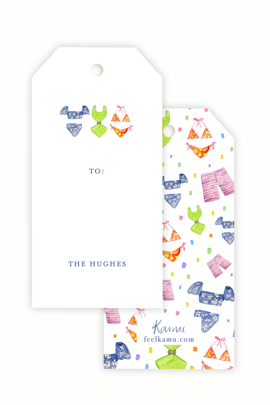 Swimsuit Gift Tags